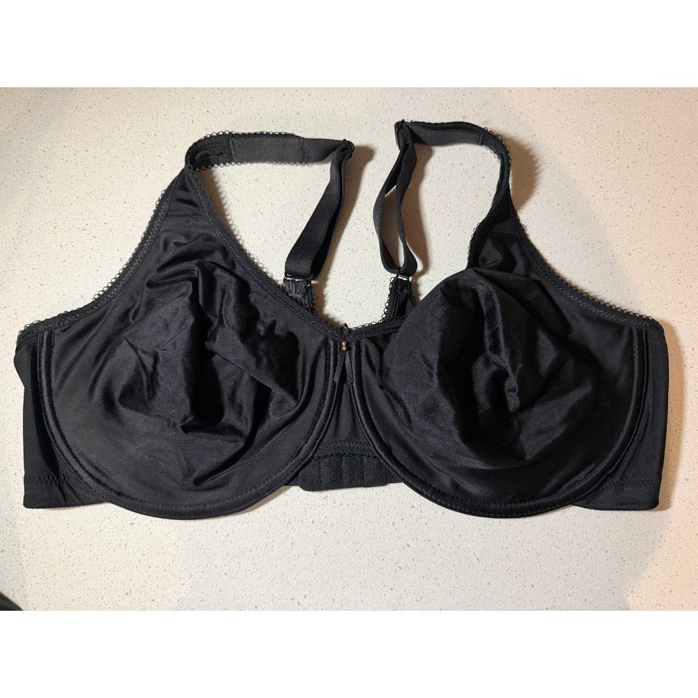 Wacoal Womens Basic Beauty Full Figure Underwire‎ Bra Black 44D 855192